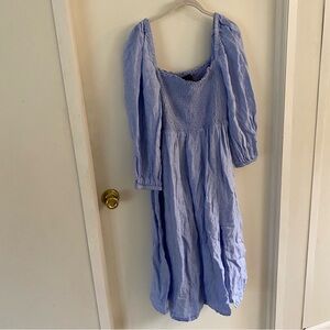Light Blue linen Dress by J. Crew